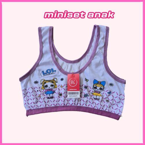 ISI 3PCS/MINISET MOTIF ANAK REMAJA SD/SMP BRA MINISET REMAJA FASHION KEKINIAN Perempuan Cantik