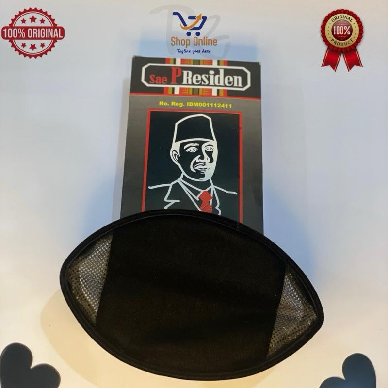 SONGKOK PRESIDEN,SONGKOK PRESIDEN ASLI,SONGKOK HITAM POLOS Peci 2