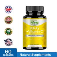 Gambar Vitamin D3 K2 + C 1000MG - KesehatanTulang & Jantung, Meningkatkan Kekebalan Alami! dari Pure By Nature Shop Kab. Tangerang 1 Tokopedia