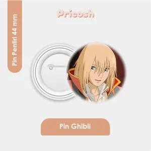 PIN PENITI BADGES JAPAN CHIBLI 44 MM | HOWL | PONYO | AESTETIC
