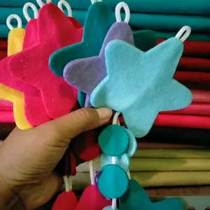 Gantungan jendela bintang//gantungan jendela kelas//tirai hiasan kelas motif bintang