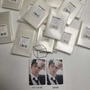 [ FULLPACK / SHARING ] Archivalpro - Doff / Matte Innersleeve 58x88mm ( 58 x 88 mm seal nonseal no seal 50pcs 100micron photocard kpop photo card plastik inner sleeve )