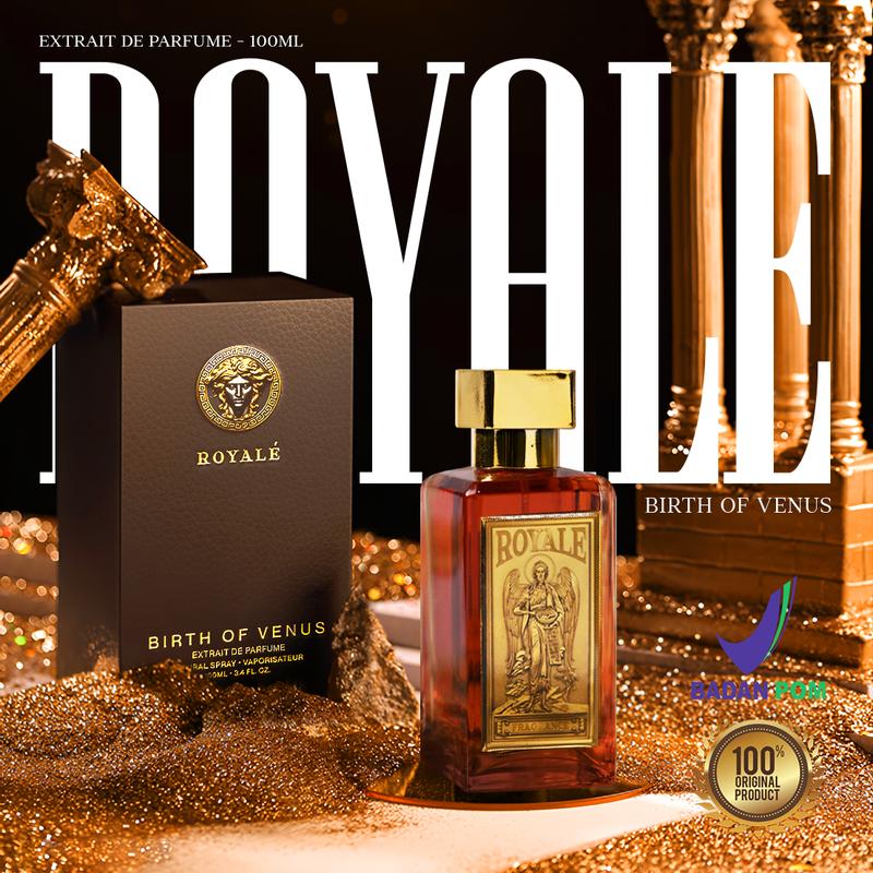 ROYALE FRAGRANCE Extrait De Parfum Wangi Awet Tahan Lama Mewah Maskulin Berkelas 100 ML 1