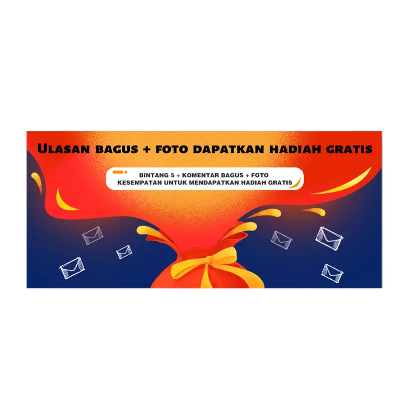 Kartu ulasan yang cantik dan berkualitas  YNBK072-ReviewPaper-TT