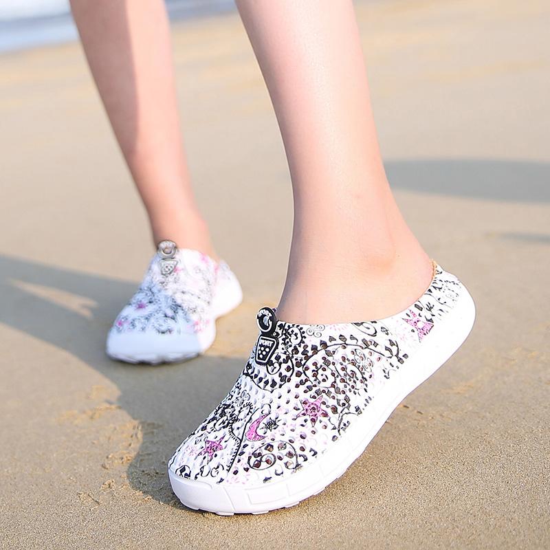 Product Introduction of 2023 New Hot Sale Casual Shoes Women Wedge Beach Shoes Summer Sandals Non-slip Round Toe Sandals Holiday Slippers Walking Shoes Footwear Girl Knee Comfort 37