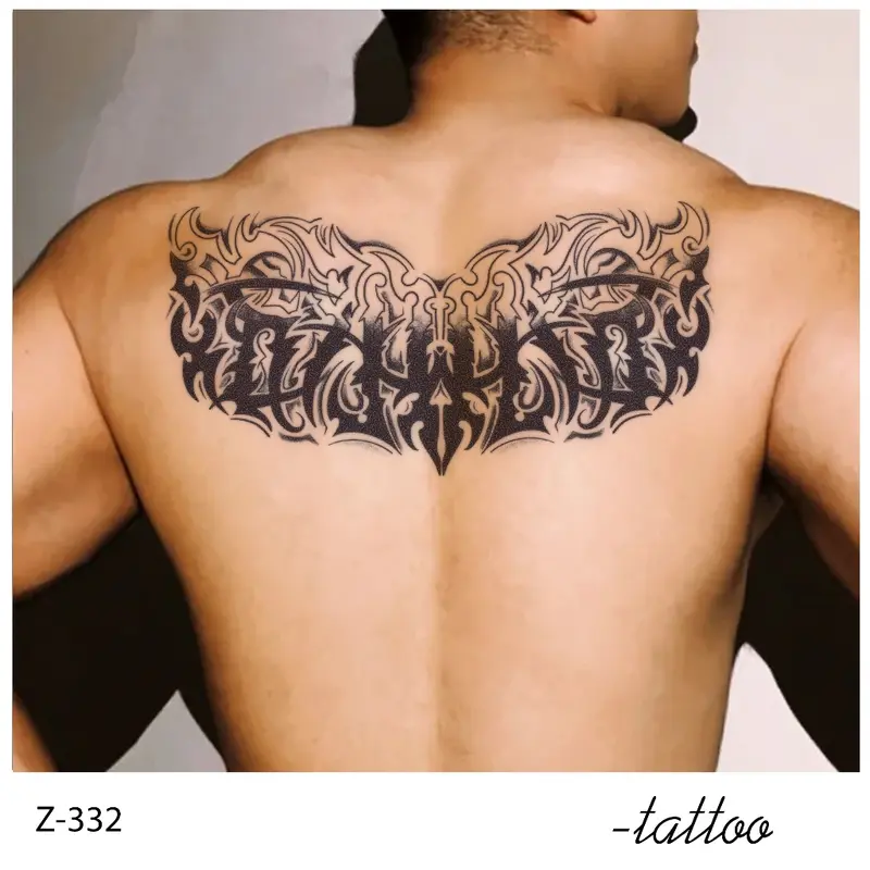 Y45 Stiker Tato Sementara [Model Payudara Besar] Dekorasi Seni Stiker Tato Pria dan Wanita 4