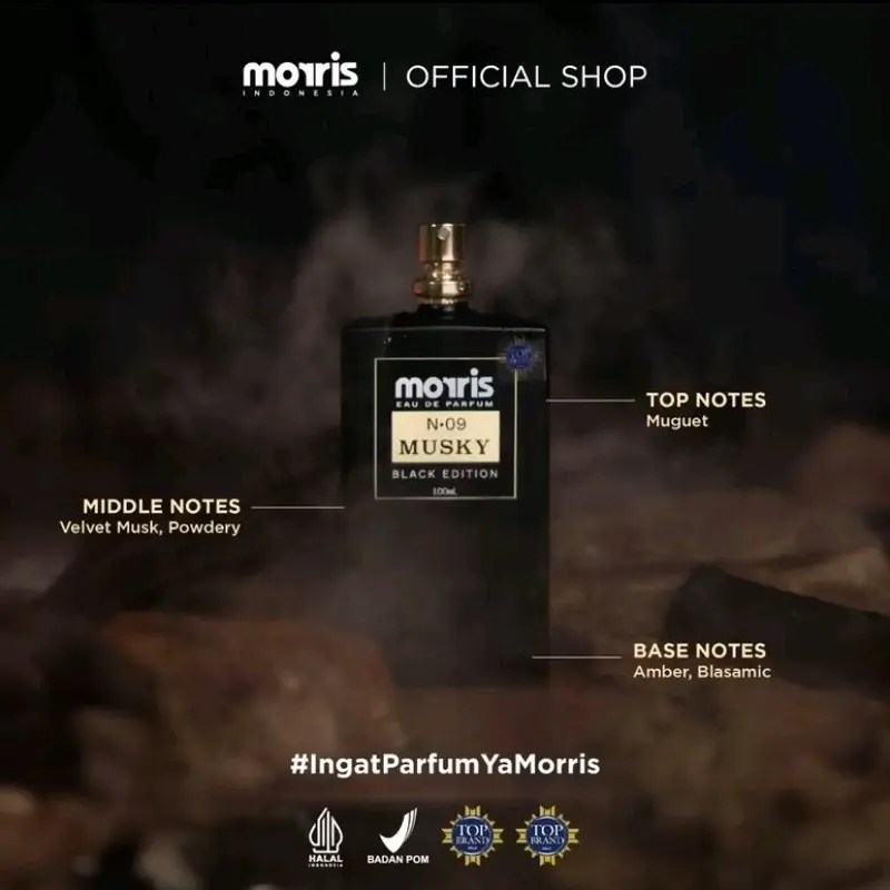 Morris EDP Black Edition/Parfume Pria 2