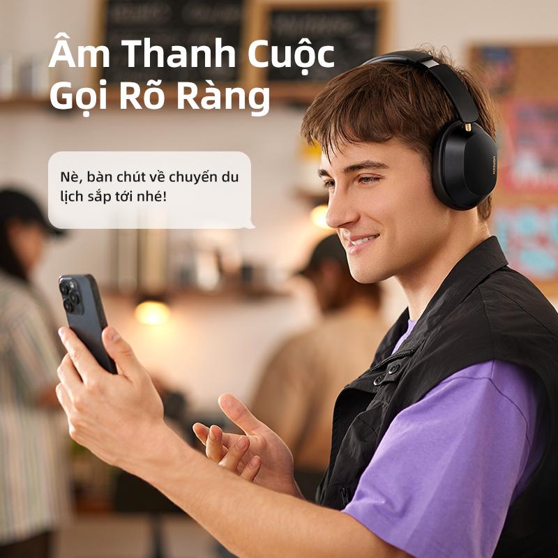 Tai nghe không dây, UGREEN, Hi-Res Hitune Max5c ANC, Tai nghe Bluetooth, Trên Tai, Khử tiếng ồn, SKU: 35757 4