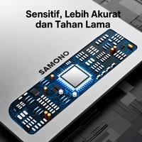Gambar Samono Timbangan Dapur Digital SW-KS03 Kitchen Scale Stainless LCD Akurasi Tinggi 10Kg - RD dari Ratu dapur Kota Bekasi 4 Tokopedia
