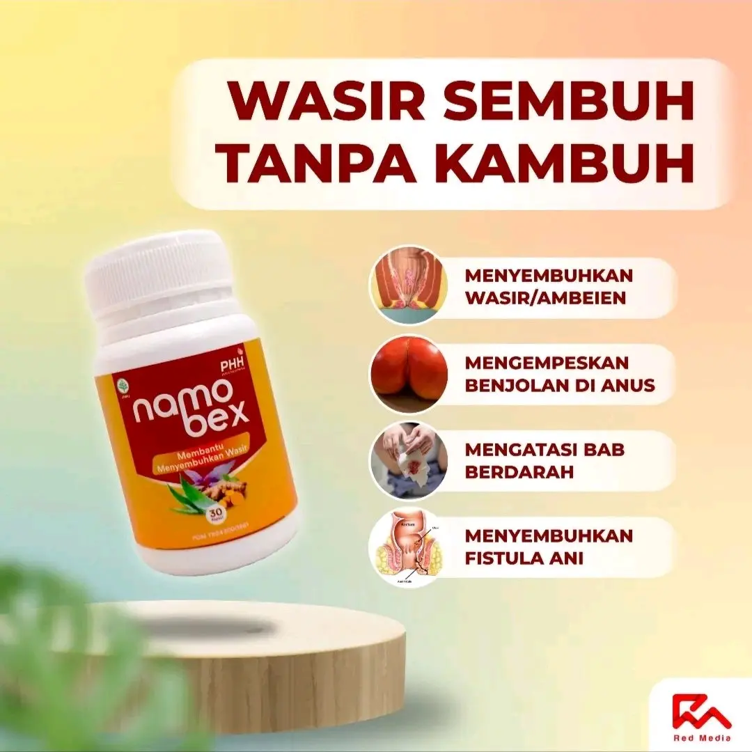 Herbal Namobex Original Atasi Ambeien Herbal Alami BPOM