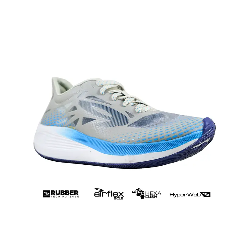 910 Nineten HAZE 1.5 ABU MUDA PUTIH BIRU - Sepatu Lari Running 1