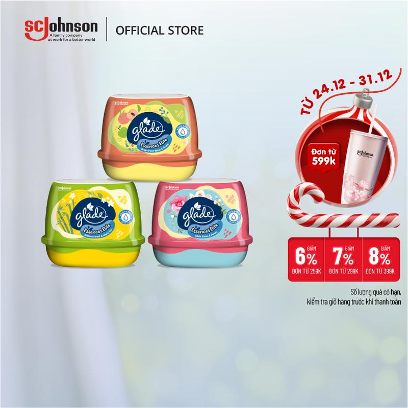 Glade Sáp Thơm Cao Cấp Công Thức Gốc Nước Cho Hương Thơm Kép180G