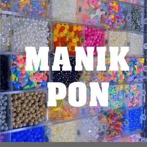 Manik Pon TEBUS MURAH 100-450 Gram Untuk Meronce DIY