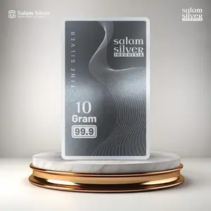 Perak Batangan  Salam Silver 10 gram dengan Kadar Kemurnian 99,9%