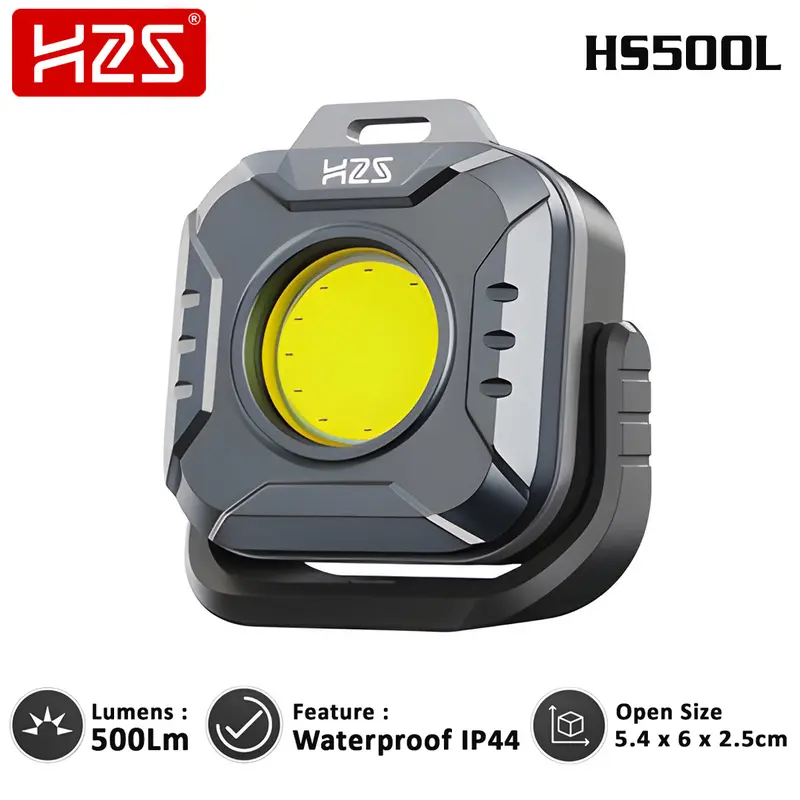 H2S Lampu Mini Gantung Camping HS500L 3 Temperatur LED Light COB 0