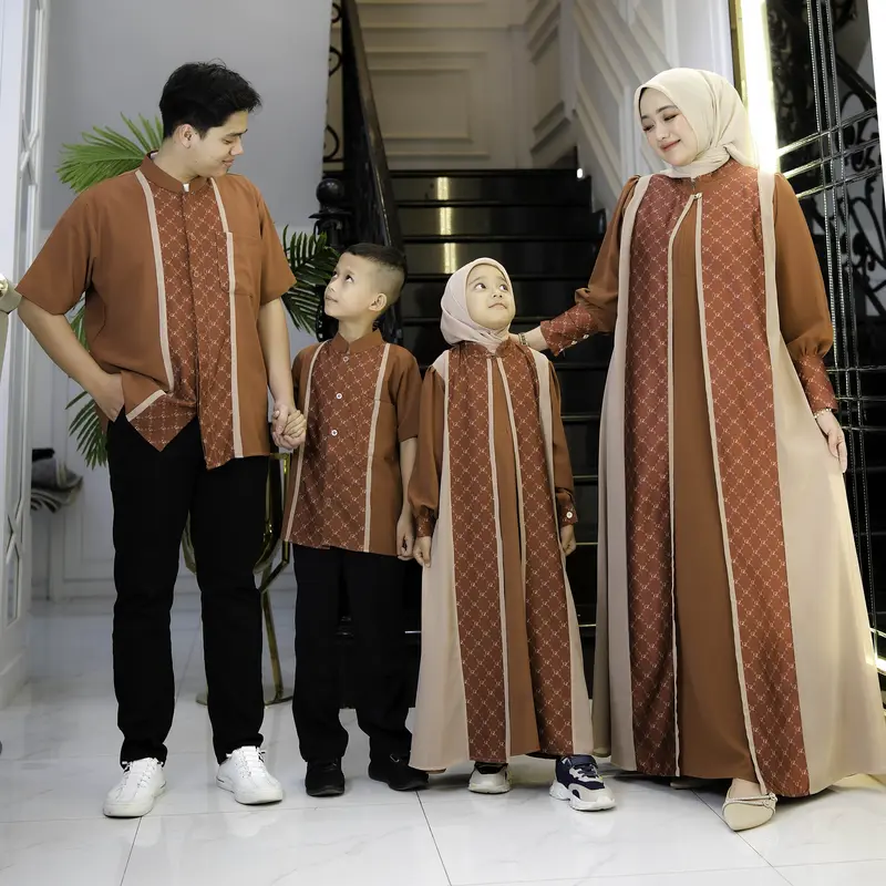 Gwenza - Mufiandra Couple Gamis Koko - Muslim Wanita 4