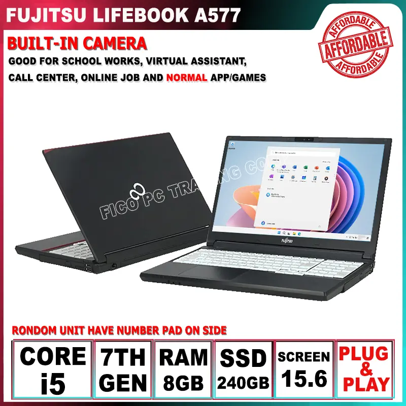 Pre-owned] Fujitsu Lifebook S937 FHD 13.3 inches core i5 7th gen