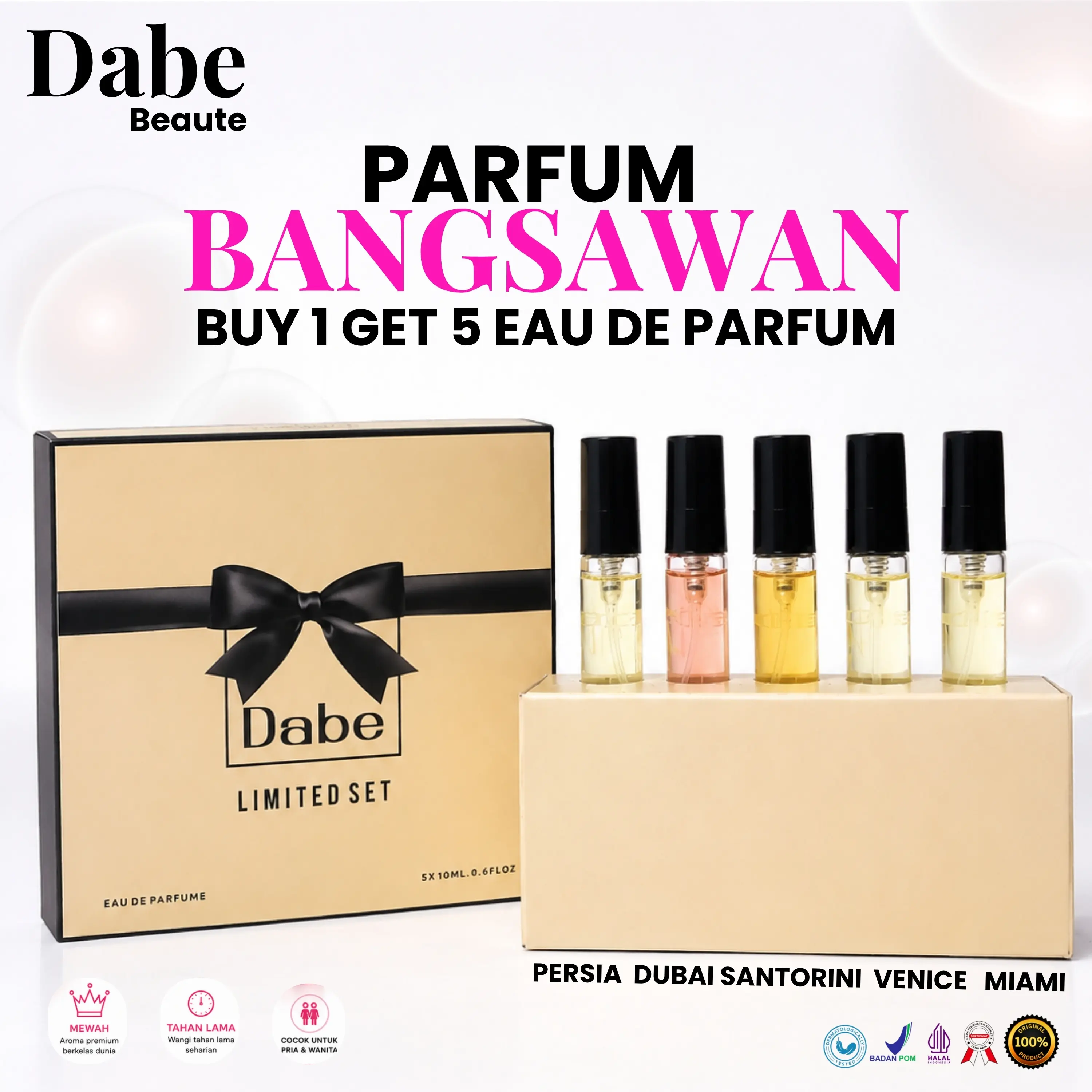 [LAUNCHING] LIMITED SET EAU DE PARFUME DABE BEAUTE