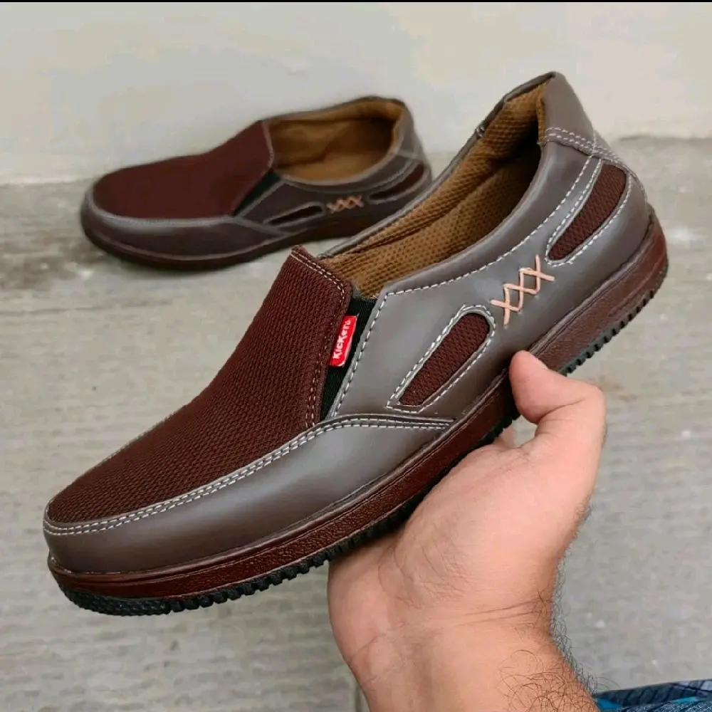 KICKERS sepatu pria coklat / selop / BLACK / KIKER SLIPON PRIA SLOP SELOP KASUAL CASUAL SANTAI KERJA VIRAL FALAT SHOES SLIP COWOK