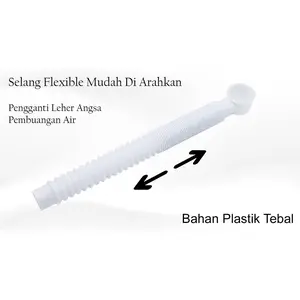 Flexible Sambungan Avur  Bathtub Bahan Plastik Selang Pembuangan Sifon Afur Bathtub Kamar Mandi
