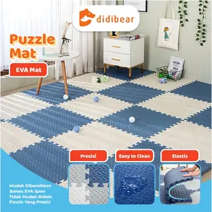 DIDIBEAR Matras Evamat | Matras Puzzle Karpet Puzzle | Matras Alas Lantai 60x60cm Tebal 12mm / 20mm