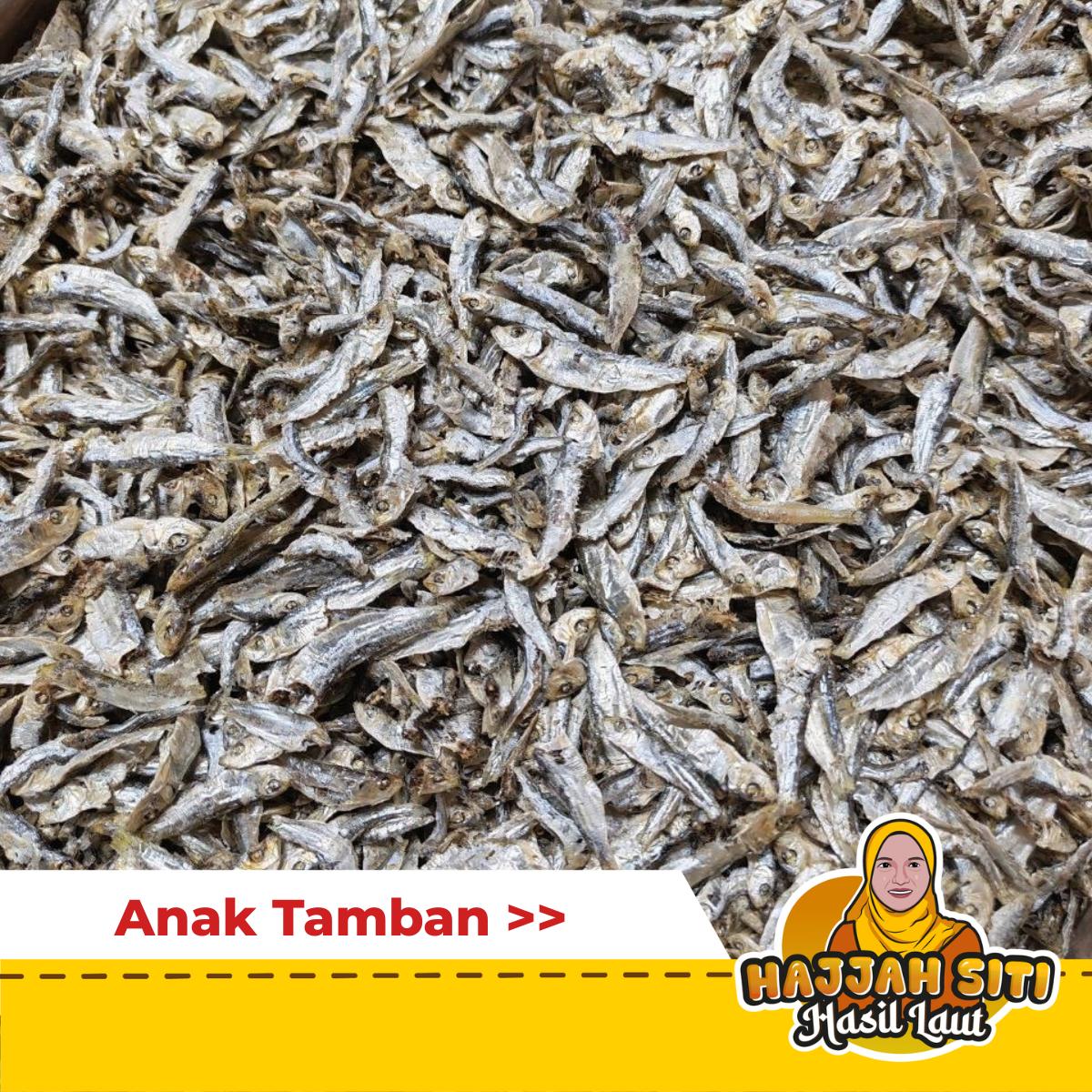 Anak Ikan Tamban | Saiz Sedang | Bilis Hitam - Dried Food — Product image