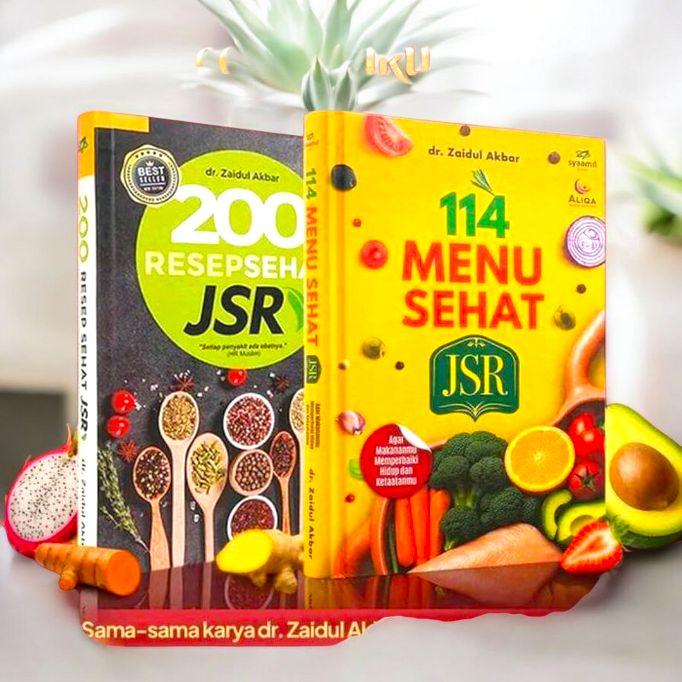 Paket 2 Buku 200 Resep Sehat JSR(Warna Hard Cover) & 114 Menu Sehat JSR Warna Full oleh dr.Zaidul Akbar Paket 2 Buku 200 Resep Sehat JSR(Warna Hard Cover) & 114 Menu Sehat JSR Warna Full oleh dr.Zaidul Akbar