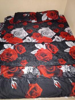 Product Review of AESTHETIC PROJECT - Fullset Bedcover Motif Angelinarose / Sprei Microtex Disperse Premium - Anti Luntur from M**l R**y 0