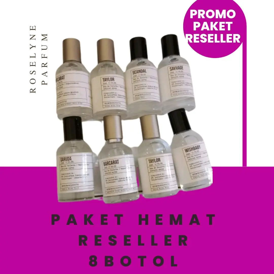 Promo Paket Usaha Parfum Viral 8 Botol/Parfum Viral