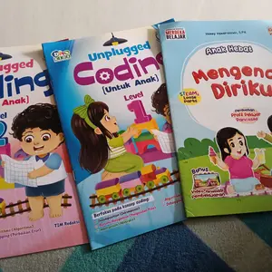 ISI 3 BUKU PAKET Buku Coding Anak TK PAUD – Bisa Belajar Tanpa Komputer