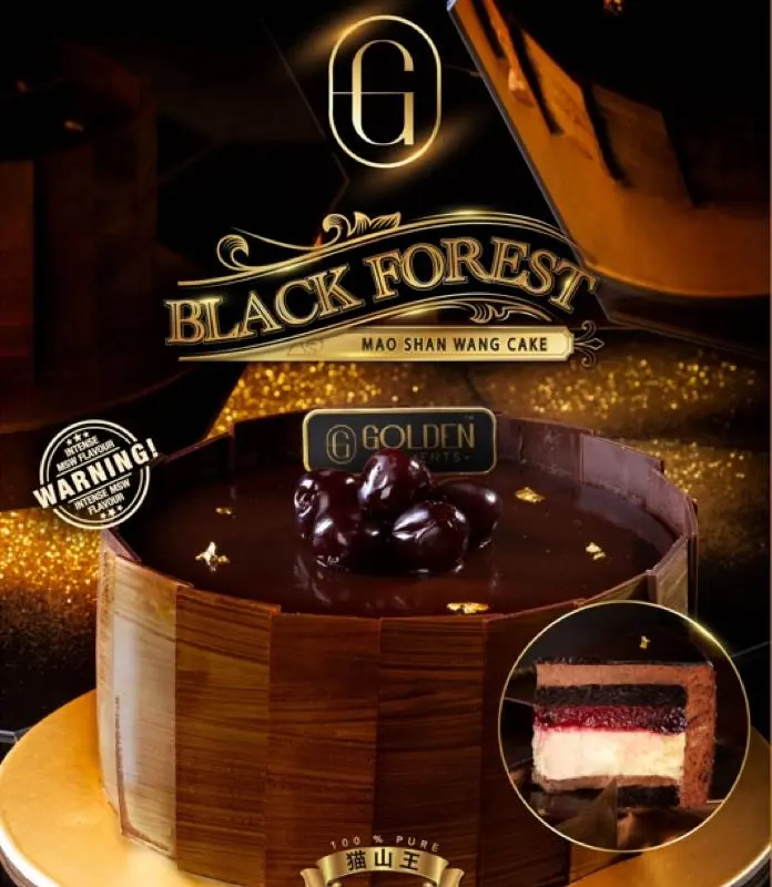Signature Black Forest Mao Shan Wang Cake