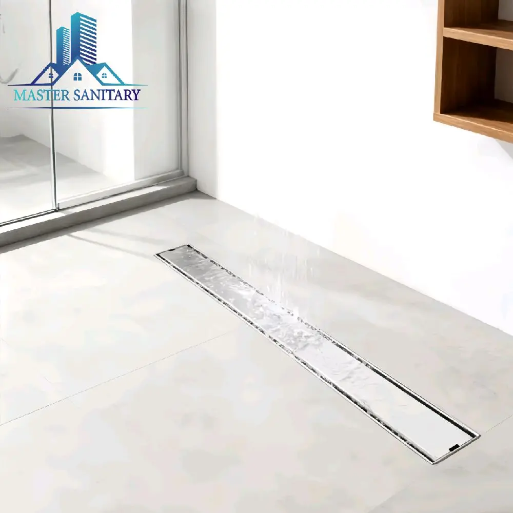 Smart Floor Drain Stainless SUS 304 Panjang 100 Cm & 80 Cm/Floor Drain Stainless Panjang 100Cm & 80Cm