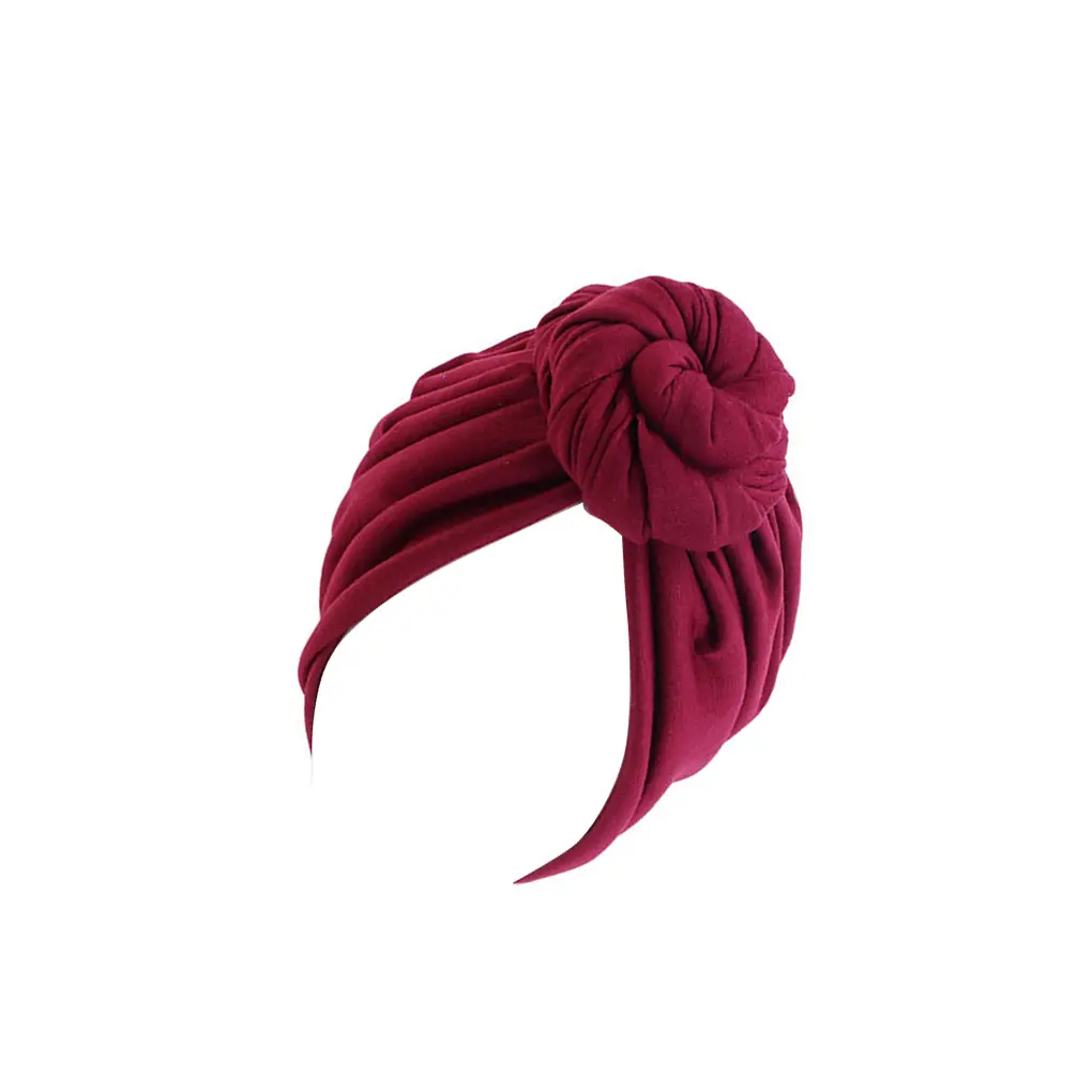 Turban 2 Layers Knot Muslim Hijab Stylish Spiral Cover Beanie Wide Head Wrap Fashion Caps Bonnet Styling Accessories