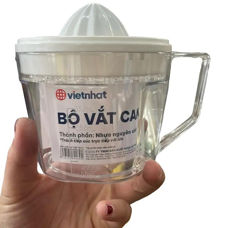 Vietnhat Bộ Vắt Cam Tay Tiện Dụng Chất Liệu Inox & Nhựa PP An Toàn Vệ Sinh Thực Phẩm Thiết Kế Thông Minh Dễ Cất Giữ