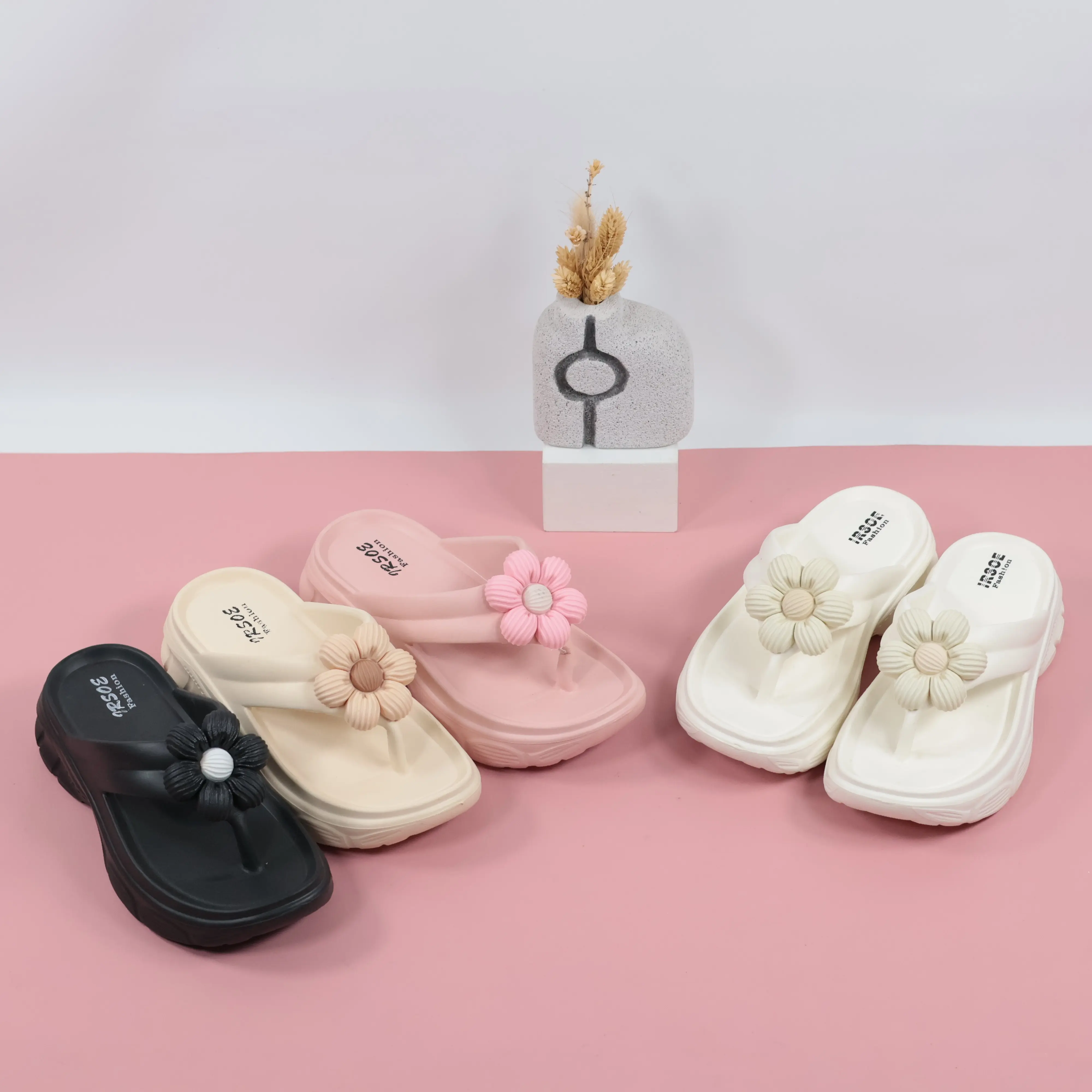 Sandal Jepit Wanita Dewasa 558M  Model Bunga Lucu - Sandal Viral Cantik Kekinian Bahan Karet EVA Anti slip Anti Licin