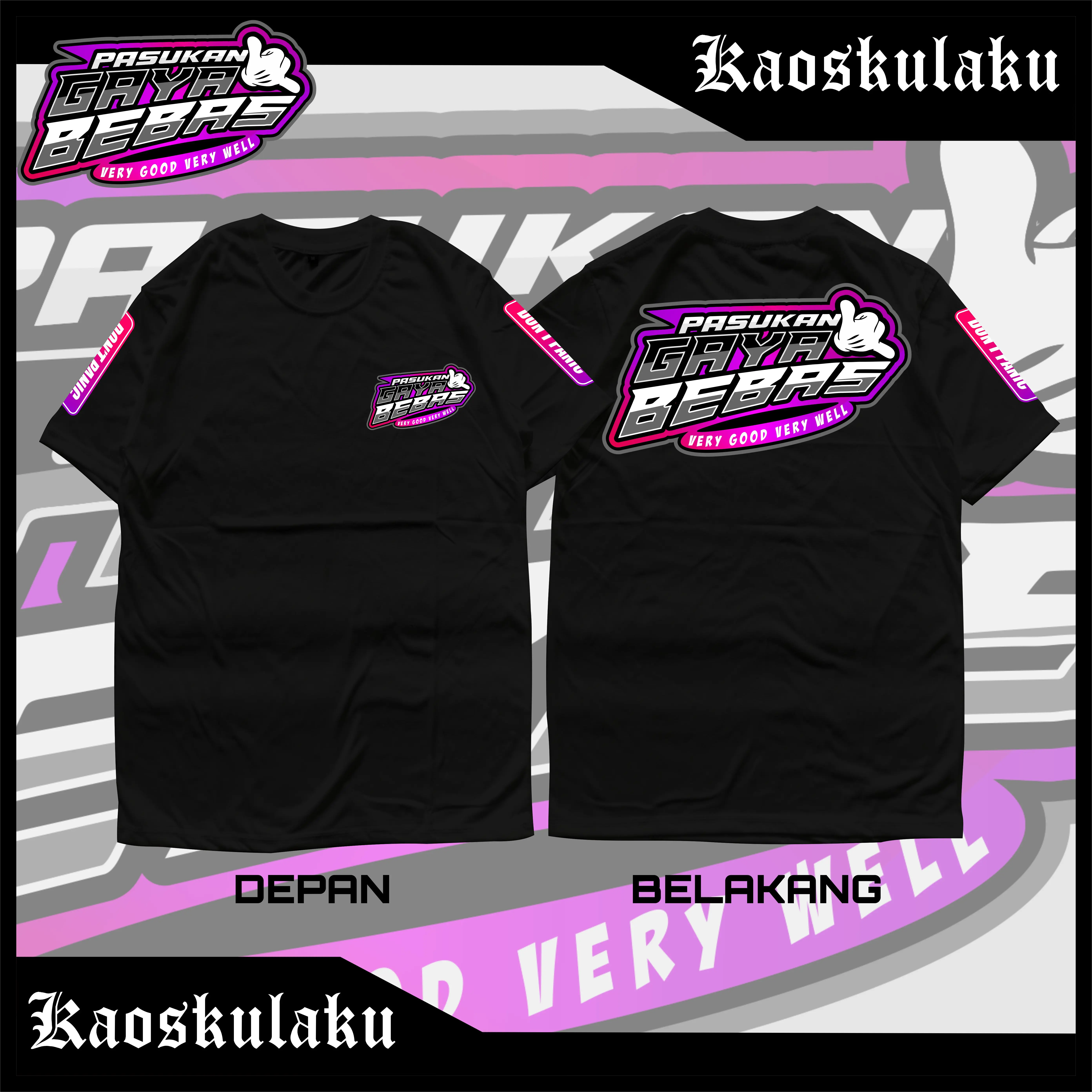 KAOS PASUKAN GAYA BEBAS LENGAN PENDEK PRIA BAHAN KAOS CVC ADEM DAN GAK BIKIN GERAH