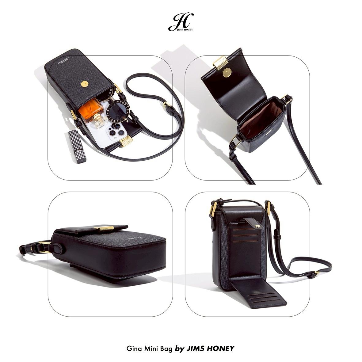 JIMS HONEY GINA MINI BAG  Tas Selempang Slingbag Cewek Jimshoney Trendy Elegan Kulit