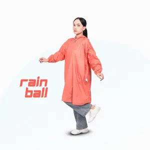 JAS HUJAN TRAVELING RAINBALL PONCO ELEPHANT BRAND TRAVEL POUCH DEWASA SIZE BOLA LIPAT ANAK MINI