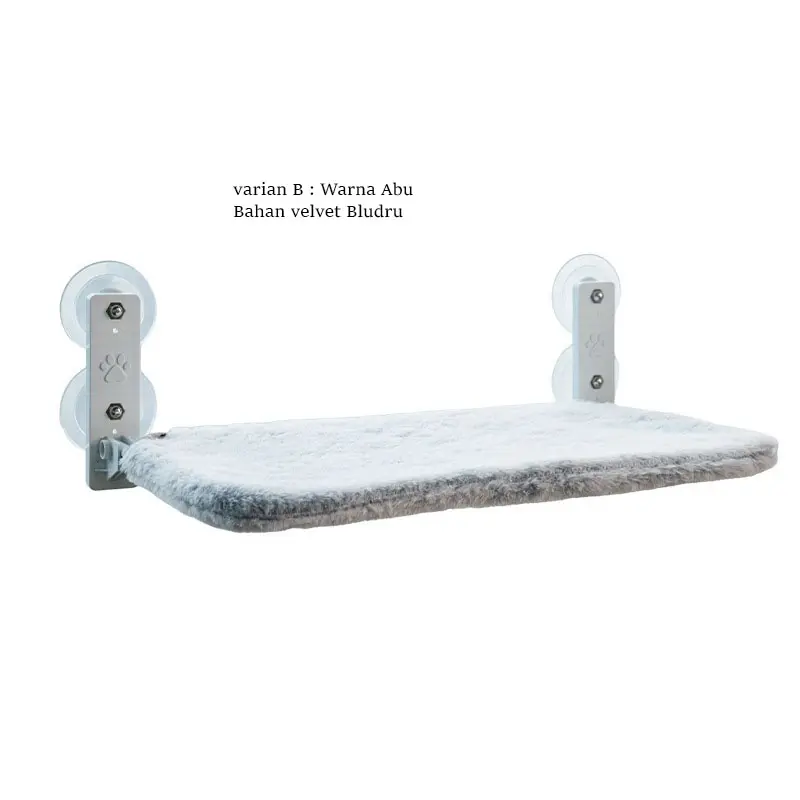 Kasur santai Kucing di jendela tempel bisa dilipat Pet Hammock Foldable Window Sleep cat 7