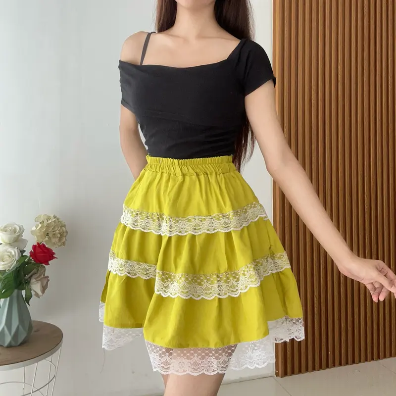 VAV - MINNIE SKORT RENDA / ROK MINI RENDA WANITA -PN 5