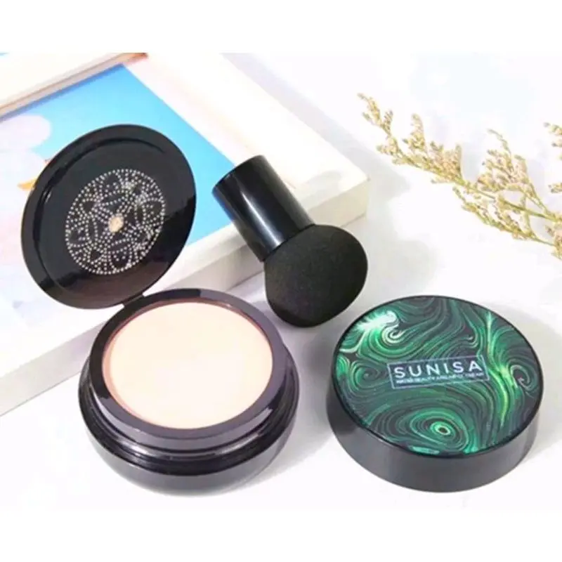 Sunisa Air Cushion Waterproof Full Coverage Cream Foundation BB Cushion 4