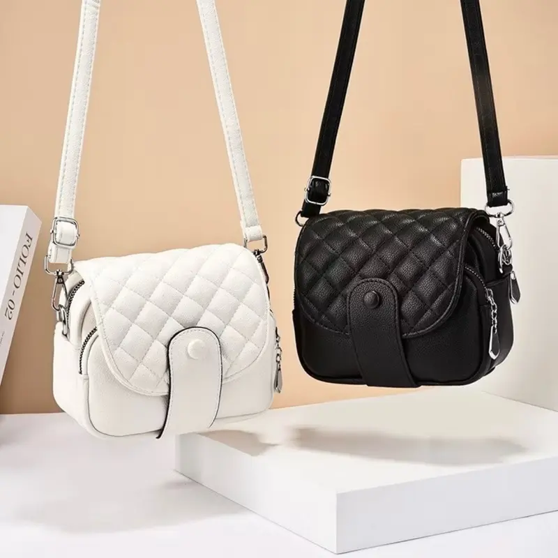 Terbaru Selempang wanita minimalis korean style- Tas perempuan kulit sintetis casual look Slingbag 1