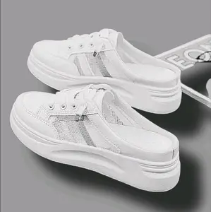 Sepatu Perahu Trendy 2025 Casual Shoes Wanita Sneakers Sport Putih Kasual Cewek - Outdoor, Olahraga, Running Sandal