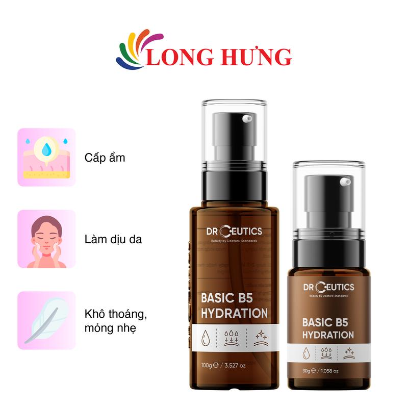 Tinh chất dưỡng ẩm DrCeutics Basic B5 Hydration 30g