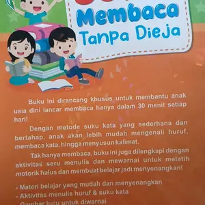 Buku Membaca Anak / 30 Menit Pintar Membaca Tanpa Dieja / Lingkar Media - LM