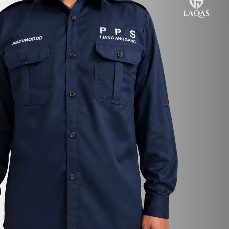 Custome PDH Baju Kerja dengan Free Bordir Logo dan Nama