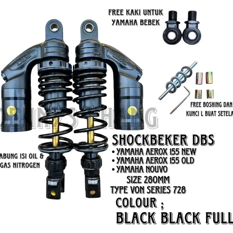 Ready shock DBS VON SERIES 728 NMAX XMAX PCX AEROX 1
