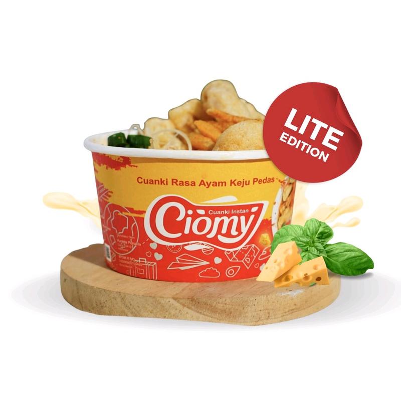 Ciomy Cuanki Lite cup kecil 40gr Cuanki Kereta Rasa ayam keju pedas Rasa Soto Kari 3