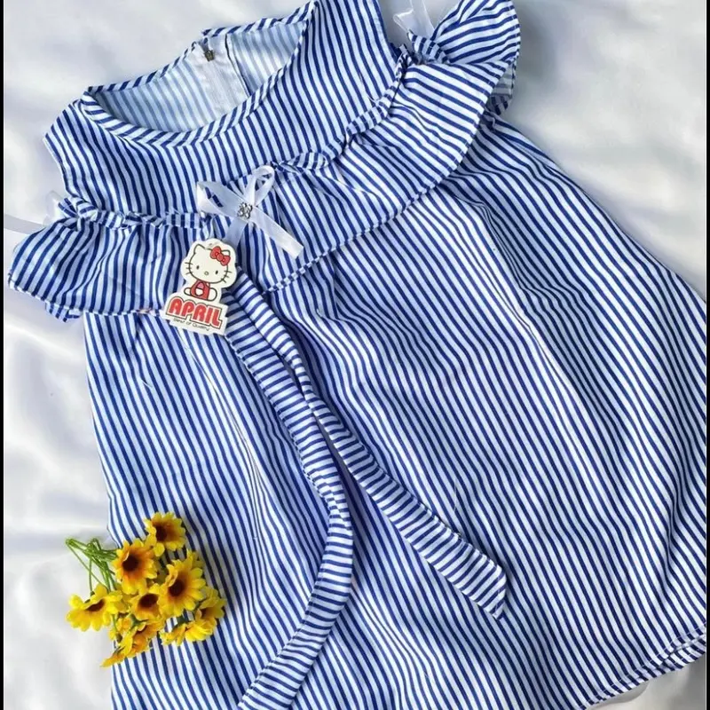 FREE BANDO SABRINA SALUR 1-3 TAHUN Katun Perempuan Cewek Gaun Bayi 1