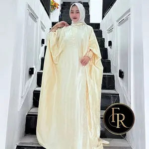 KAFTAN GAMIS LEBARAN 2026 PREMIUM BY FR farrel fashion mewah cantik JACQUARD KOMBINASI BORDIR Bunga